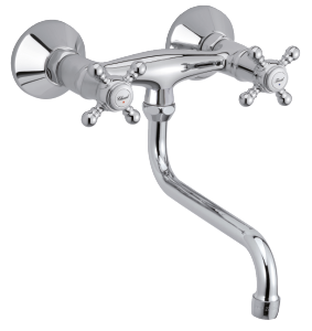 Tradition Kitchen Mixer for wall mounting (Chrome)
