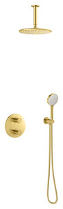 Concealed Silhouet HS2 - concealed shower system (Brushed Brass PVD)