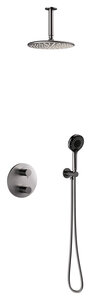 Concealed Silhouet HS2 - concealed shower system (Graphite Grey PVD)