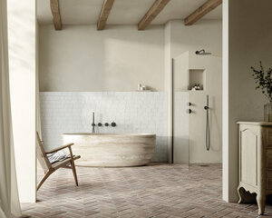 Concealed Silhouet BS 1 - Concealed bath set  incl. waste with water outlet (Polished Brass PVD)