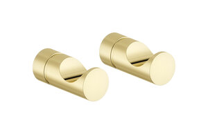 Bathroom Accessories Hooks (2 pcs.) (Polished Brass PVD)