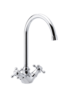Tradition Basin Mixer with pop up waste (Chrome)