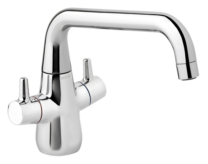 Bell is a danish designed Kitchen mixer in chrome.