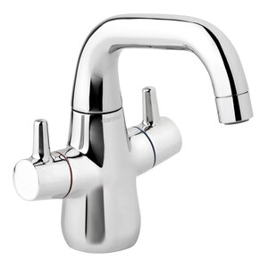 Bell Basin Mixer with pop up waste (Chrome)