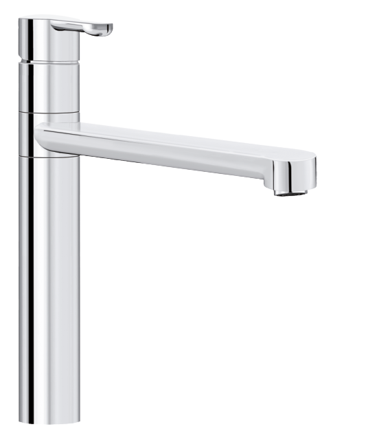 Damixa Willow kitchen mixer is a one-griped tap in chrome
