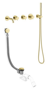 Concealed Silhouet BS 2 - concealed bath set with spout (Polished Brass PVD)