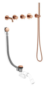 Concealed Silhouet BS 2 - concealed bath set with spout (Brushed Copper PVD)