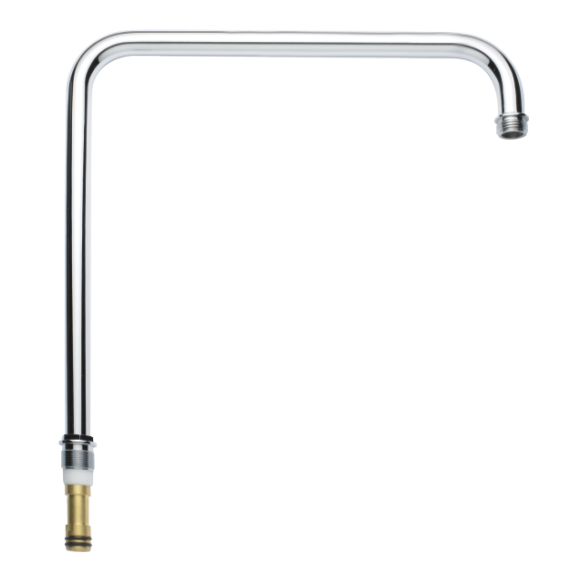 Top pipe for shower rail for shower systems