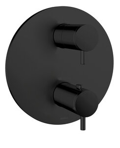 Armatura podtynkowa Rozeta maskująca podtynkowej baterii termostatycznej (Matowa czerń )