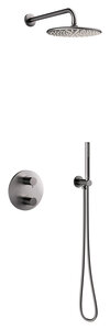 Concealed Osier HS 1 - concealed shower system (Graphite Grey PVD)