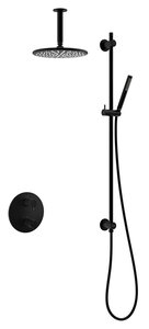 Concealed Osier SR 2 - concealed shower system  (Matt black)