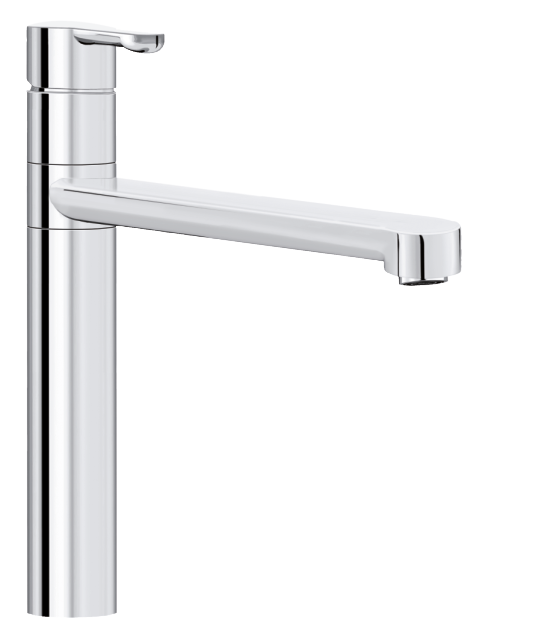 Damixa Willow kitchen mixer is a one-griped tap in chrome