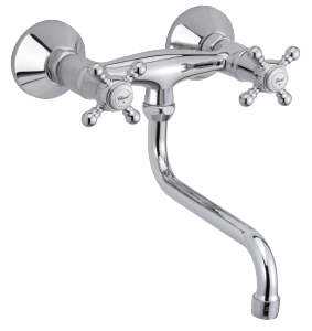 Tradition Kitchen Mixer for wall mounting (Chrome)