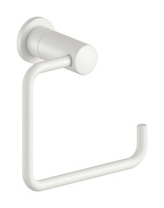 Bathroom Accessories Toilet Roll Holder (Matt White)