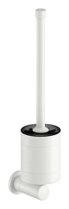 Bathroom Accessories Toilet Brush and Holder (Matt White)