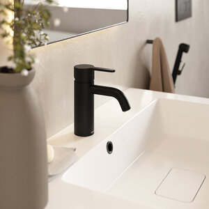 Silhouet Basin Mixer - Small (Matt black)