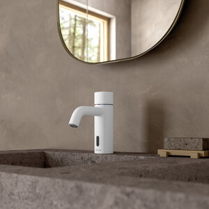 Silhouet Touchless basin tap (Matt White)