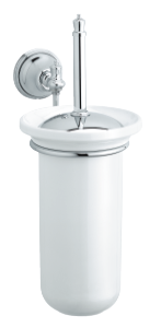 Tradition Toilet Brush and Holder (Chrome)