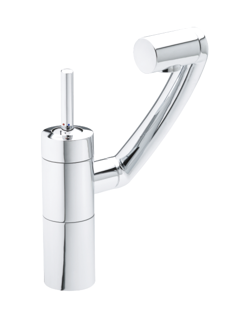 Damixa Arc one-grip kitchen tap in chrome