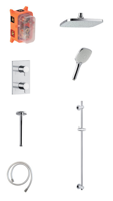 SR 2 - Complete concealed shower system