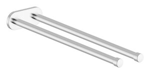 Bathroom Accessories TOWEL ROD DOUBLE 400 MM (Chrome)