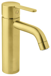 Silhouet Basin Mixer - Medium (Brushed Brass PVD)