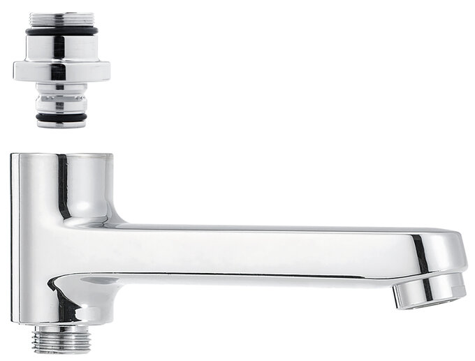 Swivel spout for bath tub