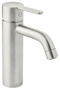 Silhouet Basin Mixer - Medium (Steel PVD)