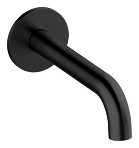 Concealed Spout bath 180 mm (Matt black)