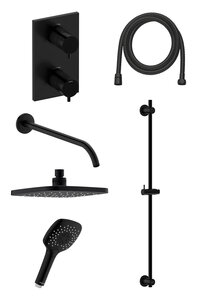 Concealed Pine SR 1 - concealed shower system (Matt black)