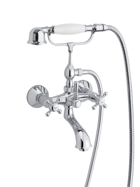 Damixa Tradition bath shower mixer in chrome