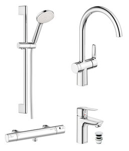 Core Projektpaket - Home bad + kök 160CC (Krom)
