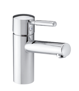 Merkur (old) Basin Mixer with pop up waste (Chrome)