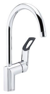 Clover Easy Kitchen Mixer (Chrome/Black)