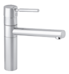 One-grip Damixa Arc kitchen tap in steel