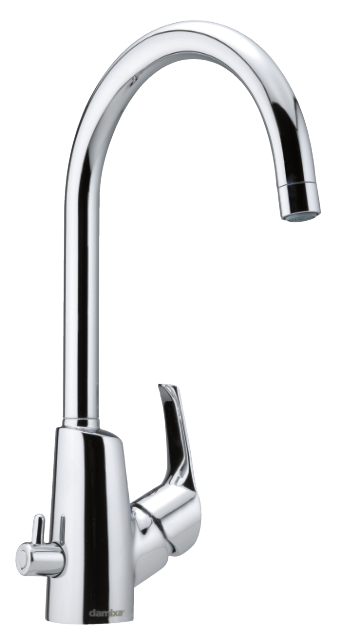 Classic danish designed one-grip kitchen mixer