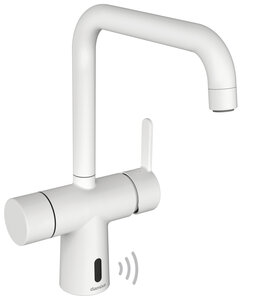 Silhouet Touchless kitchen tap (Matt White)