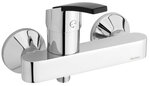 Damixa Slate shower mixer in chrome/black