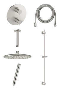 Armatura podtynkowa Osier SR 2 - Complete concealed shower system  (Stal PVD)