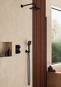 Concealed Pine HS 1 - concealed shower system (Matt black)