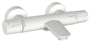 Silhouet Thermostatic Bath/Shower Mixer  (Matt White)