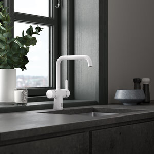 Silhouet Touchless kitchen tap (Matt White)