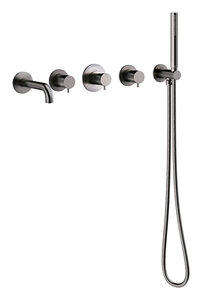 Concealed Silhouet BS 2 - concealed bath set with spout (Graphite Grey PVD)