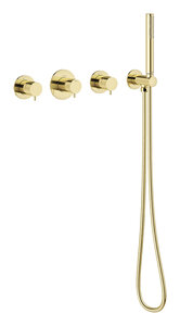 Concealed Silhouet BS 1 - Concealed bath set  incl. waste with water outlet (Polished Brass PVD)