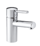 Merkur basin mixer with pop up waste