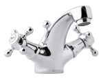 2-handle Tradition basin mixer with a pop up waste