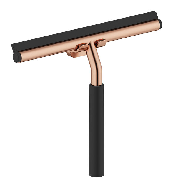 Shower squeegee with holder