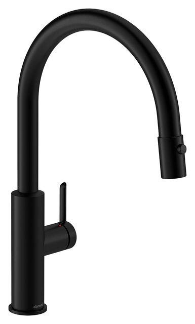 Kitchen mixer with pull-out spray