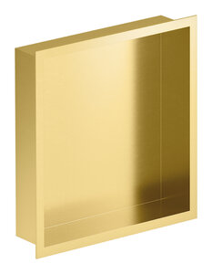 Zen Built-In Shower Shelf (Brushed Brass PVD)