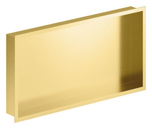 Zen Built-in shower shelf (Brushed Brass PVD)